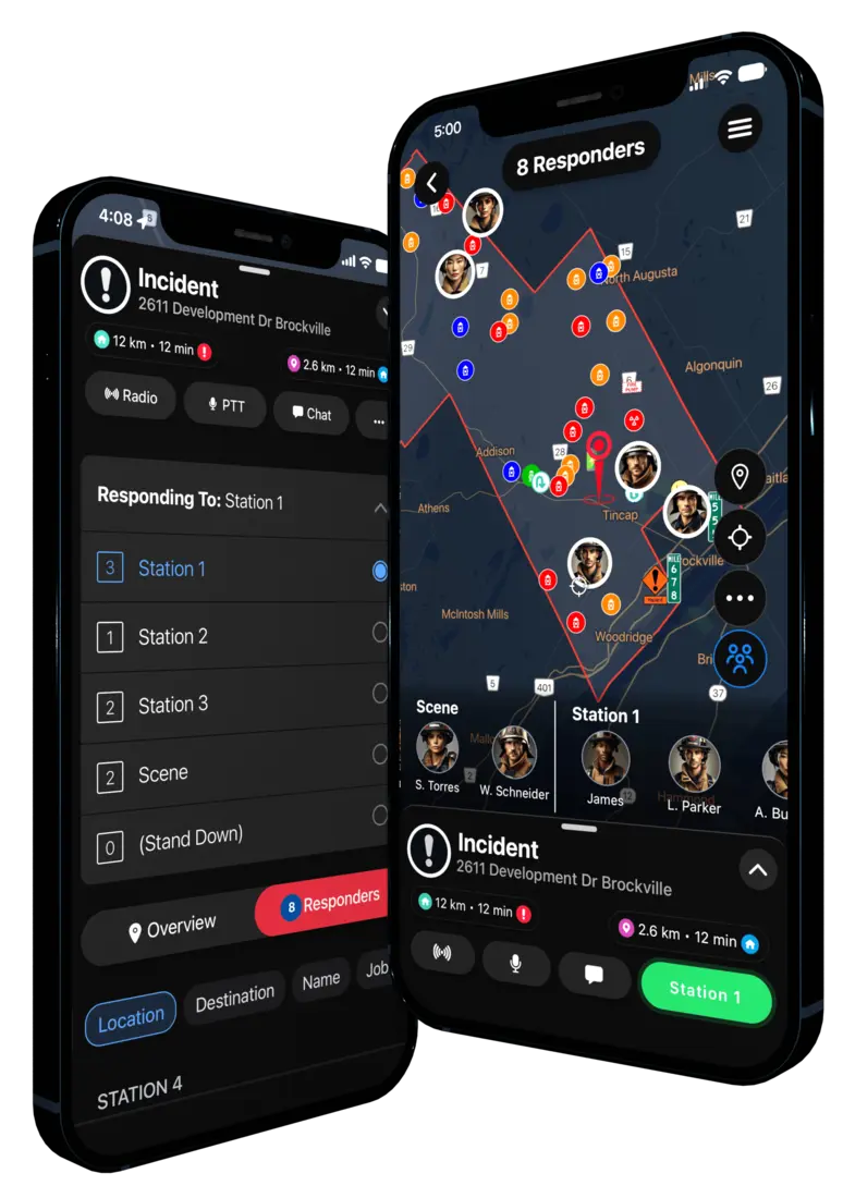 Incident management — Who's Responding app screenshot