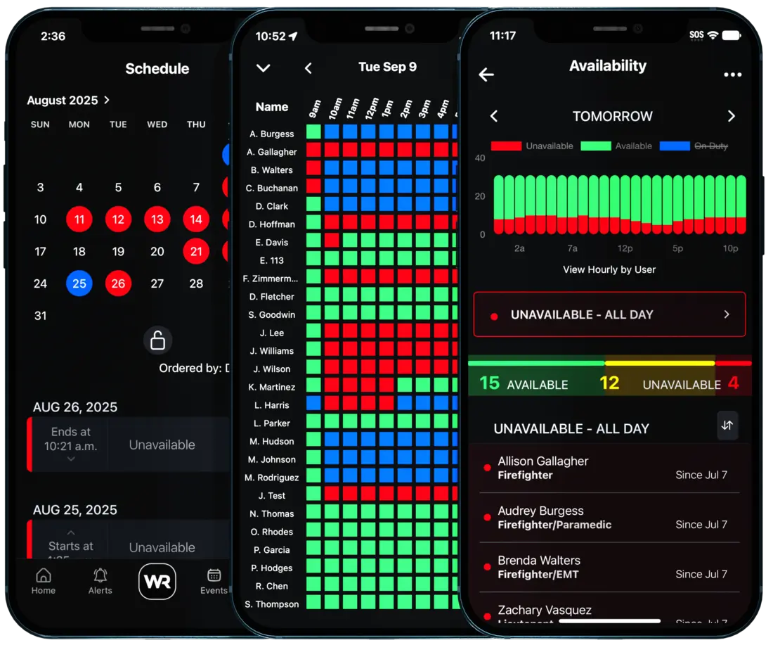 Who's Responding app for Hospitals & Healthcare